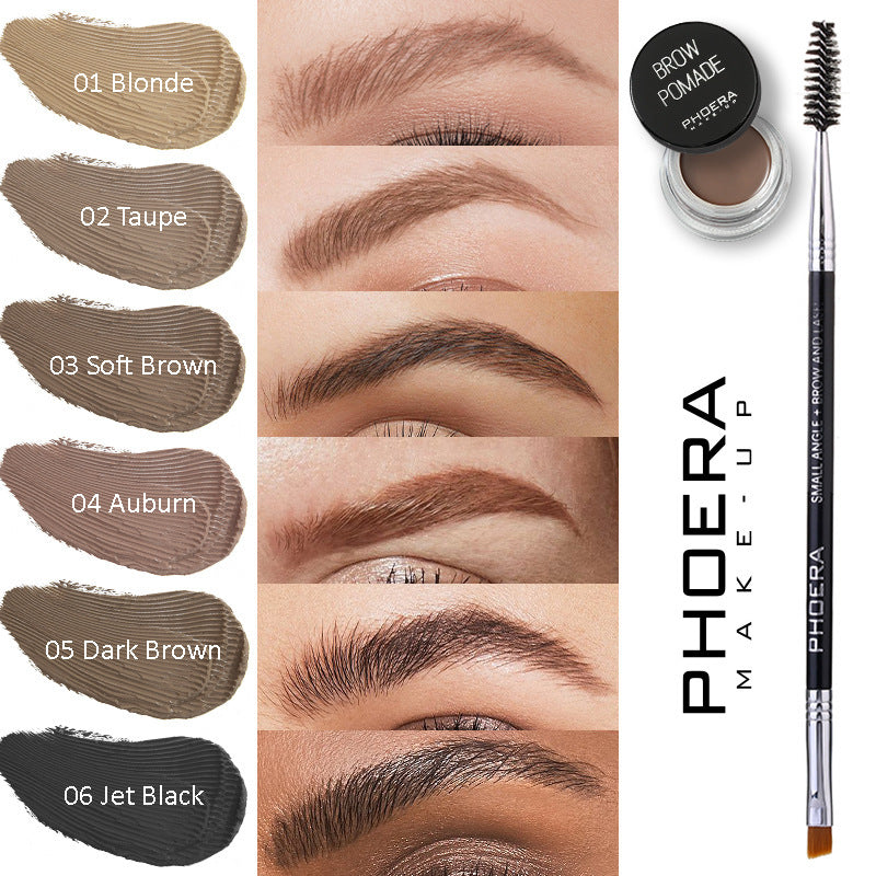 PHOERA Eyebrow Pomade – Creamy Formula for Defined Brows