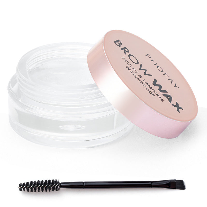 PHOFAY Eyebrow Sculpting Wax – Clear Styling Formula for Brow Definition