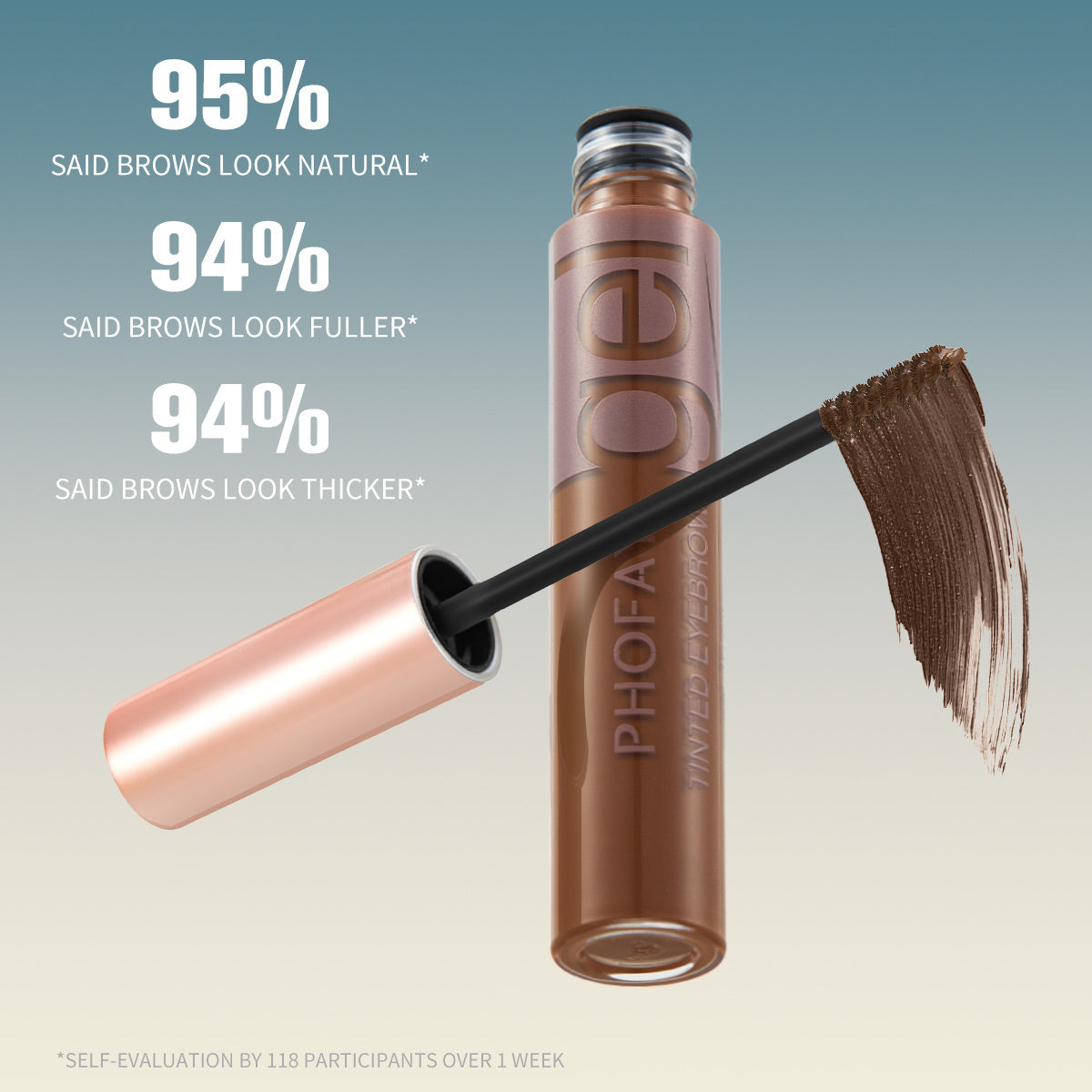 PHOFAY Tinted Eyebrow Gel – Lightweight Precision Brow Definer