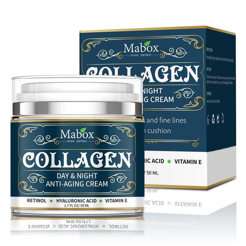 Mabox Collagen Cream – Daily Hydrating Face Moisturiser with Retinol & Hyaluronic Acid